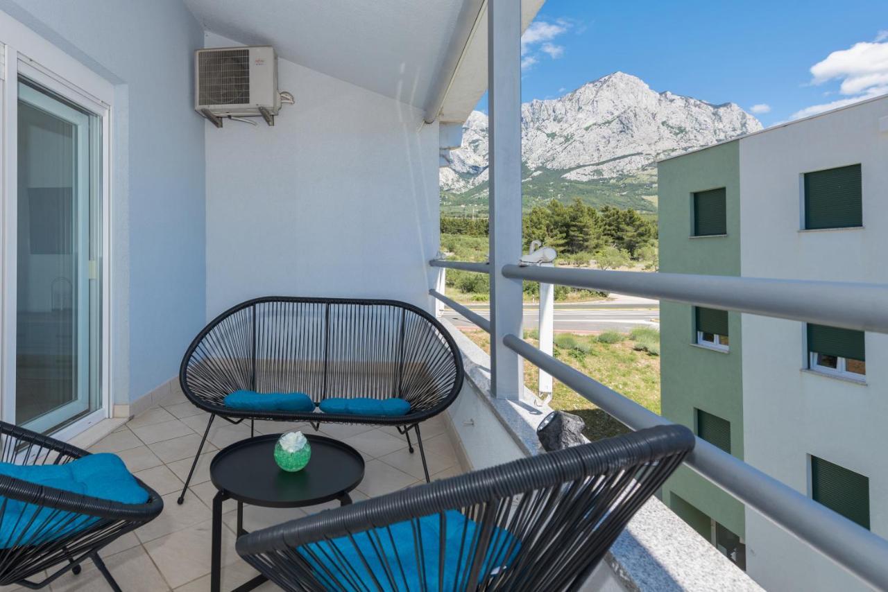 Deluxe 3 Bedroom Apartment With Sea View Baska Voda Bagian luar foto