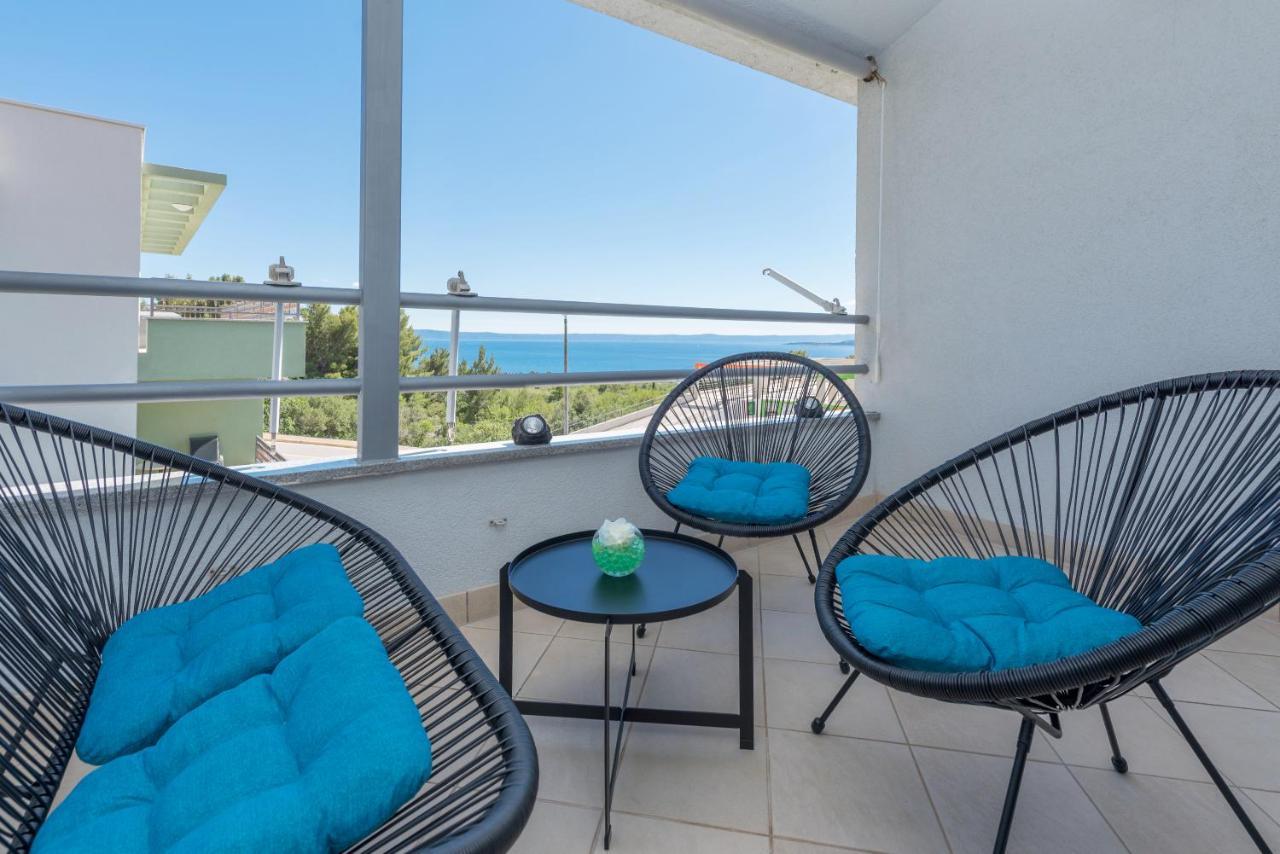 Deluxe 3 Bedroom Apartment With Sea View Baska Voda Bagian luar foto