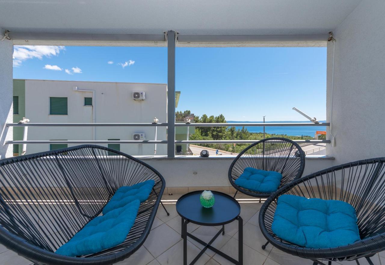 Deluxe 3 Bedroom Apartment With Sea View Baska Voda Bagian luar foto